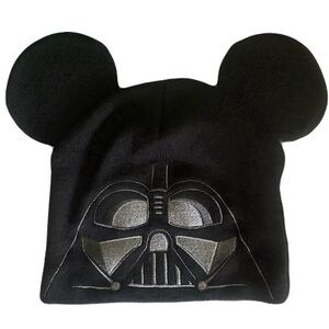 Mickey Mouse Star Wars Darth Vader Ears Beanie Disney Parks